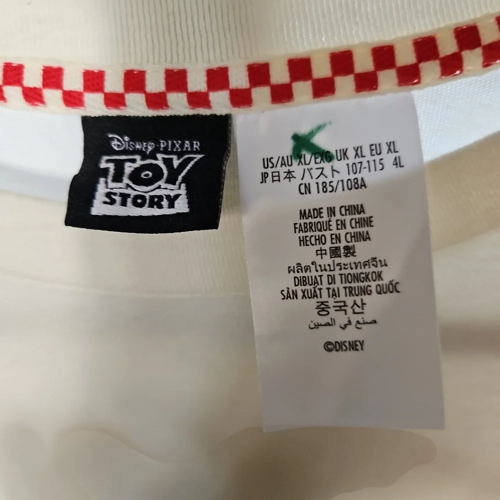 Disney Pixar Toy Story Pizza Planet Graphic Tee | XL | 100% Cotton - Picture 6 of 6